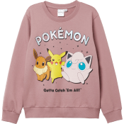 Tröja Pokemon mörkrosa.