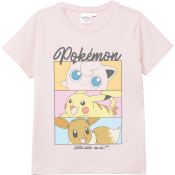 T-shirt Pokemon rosa.
