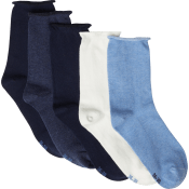 Socka 5p blå mix 36/38 mywear.