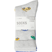 Socka 2p blå 25/29 mywear.
