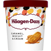Glass Caramel, biscuit & cream 460ml Häagen-Dazs.