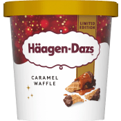 Glass Caramel waffle 420ml Häagen-Dazs.