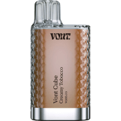 E-cigarett Engångs Cube Creamy Tobacco 2ml Vont.