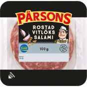 Vitlökssalami Rostad 100g Pärsons.