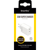 Laddare 35W PD 2xUSB-C.
