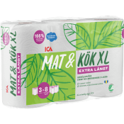 Hushållspapper Mat & Kök XL 3-p Miljömärkt ICA.