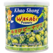Jordnötter Med Wasabismak 140g Khao Shong.