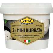 Mini Burrata 2-p 230g Zeta.