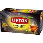 Svart Te Earl Grey 25st Lipton.