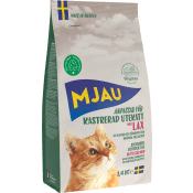Kattmat Torrfoder Utekatt Kastrerad Lax 14kg Mjau.