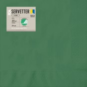 Servett 24cm Mörkgrön 20-p ICA.