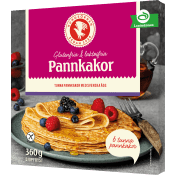Pannkakor gluten & laktosfria frysta 360g Kungsörnen.