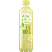 Mineralvatten Fläder & Citron 50cl Aqua d'or.