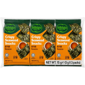 Krispig Sjögrässnacks Original 3-p 15g Bibigo.