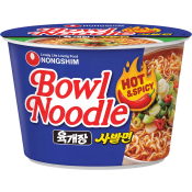 Snabbnudlar Bowl Hot & Spicy 100g Nongshim.