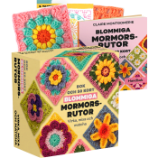 Blommiga mormorsrutor Bok och 50 kort: Virka, mixa och matcha.