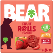 Fruktrullar Jordgubb 100g Bear.