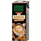 Havredryck Barista Nutty Vanilla osockrad Glutenfri 3% 1000ml Oddlygood®.