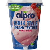 Plantgurt Creamy Greek Style Skogsbär 400g Alpro.