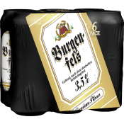 Öl Lager 3,5% 6-pack 50cl Burgenfels.