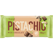 Chokladkaka Mjölkchoklad Pistachio 100g Treatville.