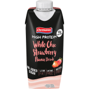 Proteindryck Vit Choklad Jordgubb 330 ml Ehrmann.
