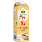Vaniljyoghurt Mild Laktosfri 2,6% 1000g Arla Ko®.