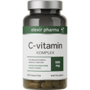 Kosttillskott C-Vitamin 500mg 120-p Elexir Pharma.