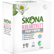 Tvättmedel Kulörtvätt Parfymfri 2,5kg ICA Skona.