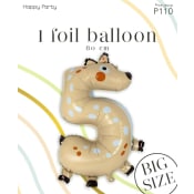 Folieballong Djur 5 1-p Happy Party.