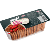Färdigmat Kvargplättar Kakao och Hallon 380g Gooh.