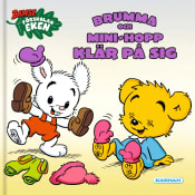 Brumma och Mini-Hopp klär på sig.