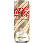 Läsk Creamy Vanilla 33cl Coca-Cola.