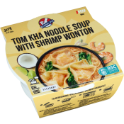 Tom kha noodle soup shrimp wonton 240g Kitchen Joy.