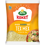 Riven ost Texmex 29% 300g Arla Köket.