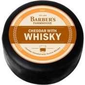Whisky Cheddar 400g Barbers.
