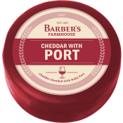 Portvinscheddar 400g Barbers.
