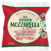 Mozzarella Ekologisk 125g ICA I love eco.