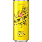 Dryck indian tonic 33cl Schweppes.