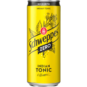 Dryck Indian Tonic Zero 33cl Schweppes.