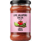 Salsa lime jalapeno 215g El Taco Truck.