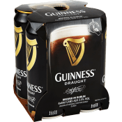 Öl Draught 3.5% 4-p 44cl Guinness.