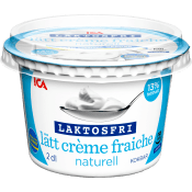 Lätt Crème fraiche Laktosfri 13% 2dl ICA.