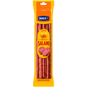 Fläskprodukt, finmalen, rå, mogen. 100 g produkt har tillverkats av 170 g fläskkött och 8 g ost...