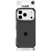 Skal iPhone one18/17 Pro transp svart.