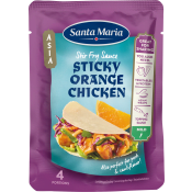 Stir fry sauce sticky orange chicken 100g Santa Maria.