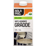 Matlagningsgrädde Ekologisk 13% 1,5l KRAV Arla® Pro.