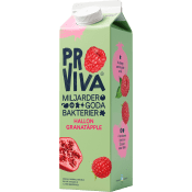 Fruktdryck Hallon Granatäpple 1000ml Proviva.