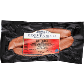 Bratwurst 85% Kötthalt 240g Sorunda Korvfabrik.