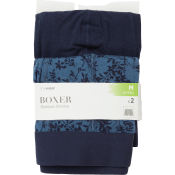 Boxer 2p blå/blom XXL mywear.